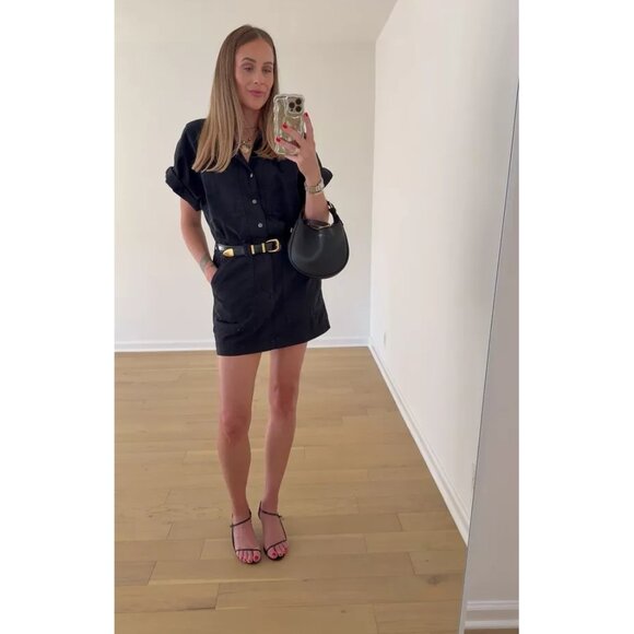 PISTOLA Tully Mini Dress in Fade To Black Size Medium - Picture 3 of 9